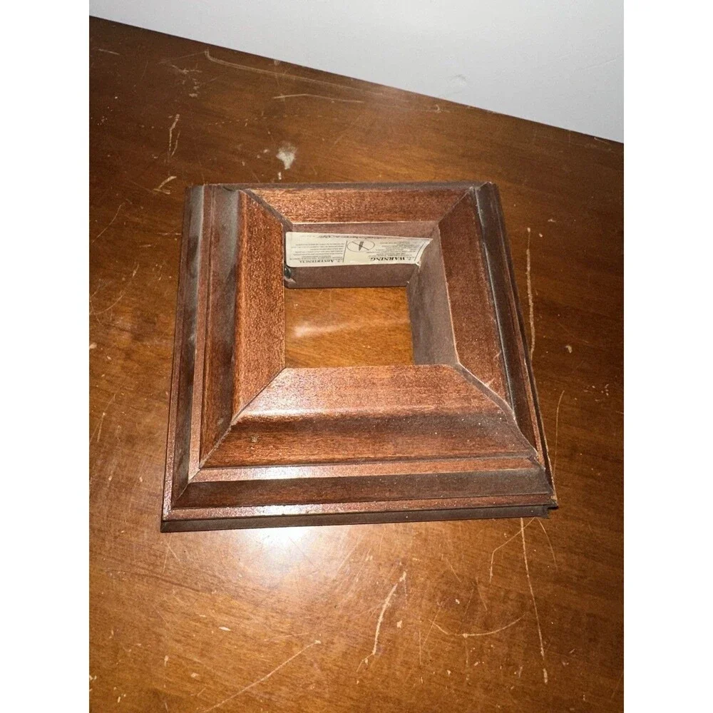Vintage Home Interiors Corner Wall Candle Sconces Set of 2 Wood Candle Holders